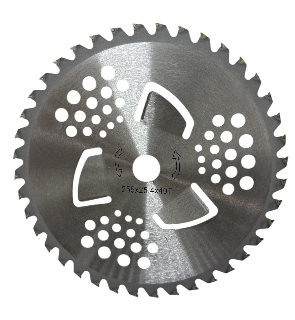 Disc circular motocoasa taiere arbusti cu 40 dinti vidia intariti